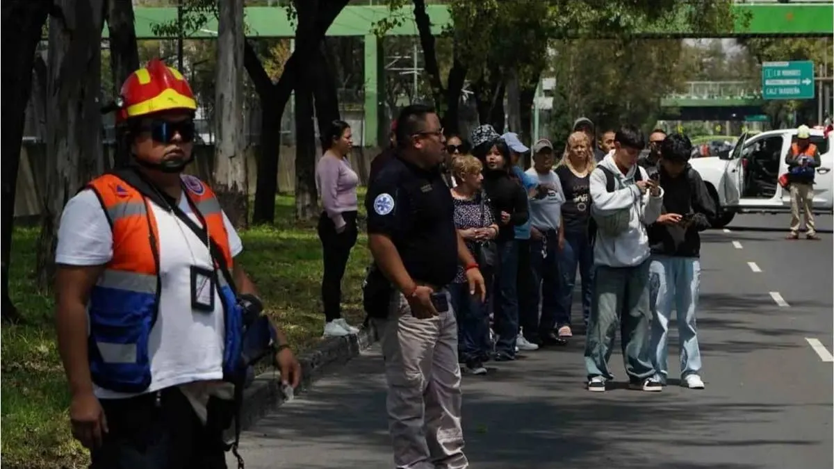 se activaron los protocolos de emergencia y la alerta sísmica en la Ciudad de México.