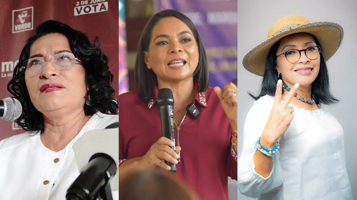 Tres mujeres buscan de la candidatura de Morena para 2027.