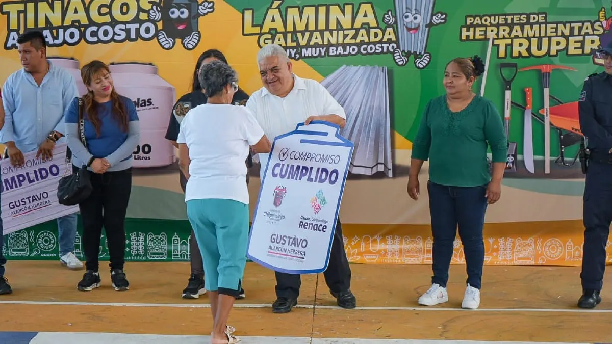 Tinacos, láminas y herramientas: así crece el programa Renace en comunidades de Chilpancingo