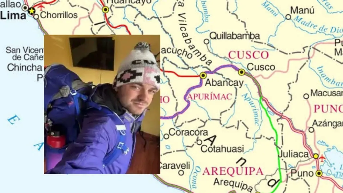 Buscan en Perú a turista estadounidense desaparecido durante sus vacaciones; investigan su última ubicación
