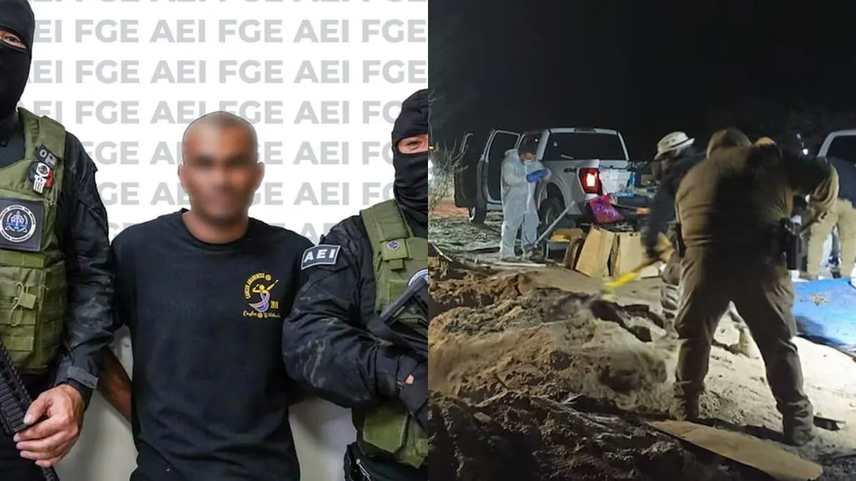 Miguel “N”, alias “El Rodilla”, fue detenido en Baja California.