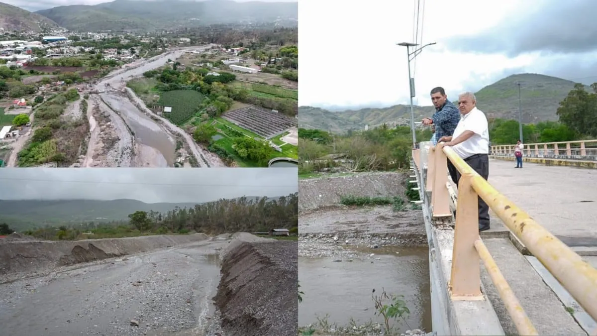 Evalúa Gustavo Alarcón funcionamiento del Huacapa en Chilpancingo tras lluvias por Boris