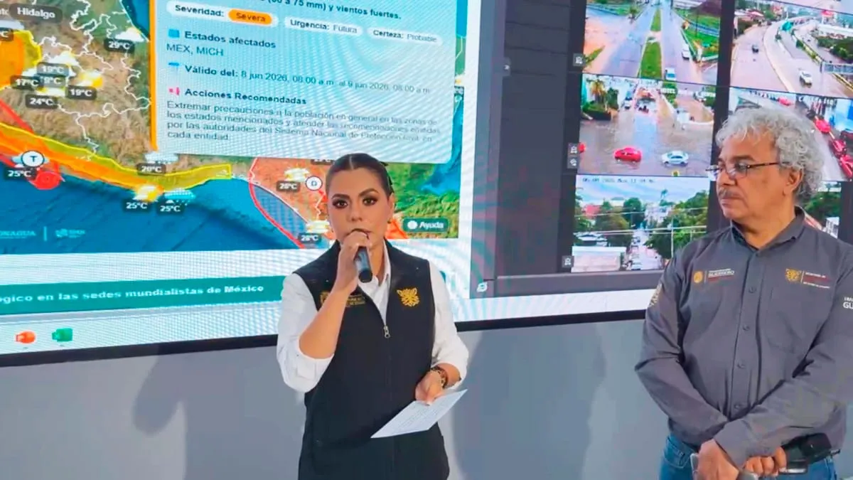 Evelyn Salgado encabeza monitoreo de tormenta Boris en Guerrero