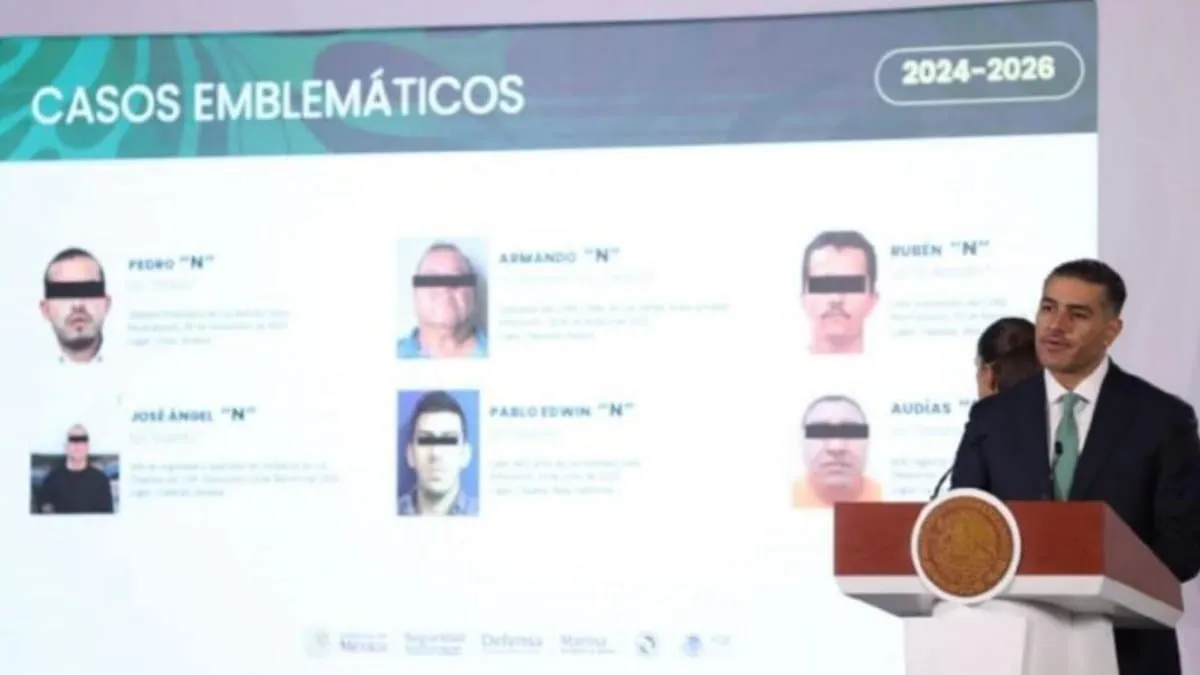 García Harfuch presume captura de objetivos prioritarios y avances de seguridad en gobierno de Sheinbaum