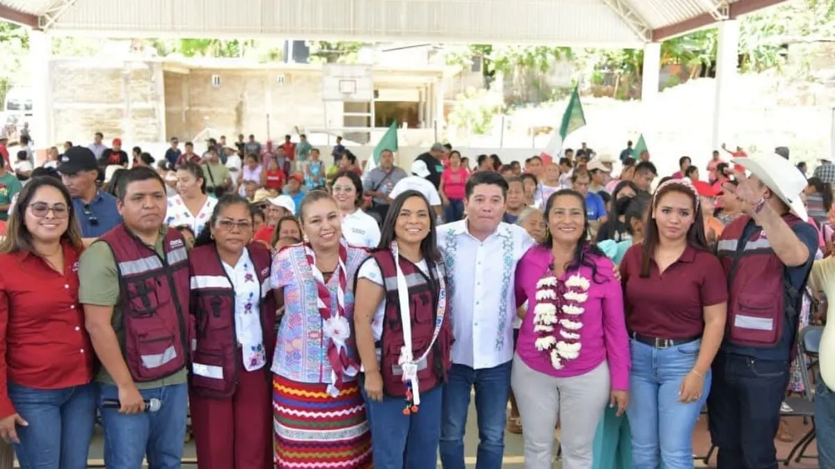 La foto que mueve Morena en Guerrero: Abelina, Mojica y Jacinto coinciden en Igualapa