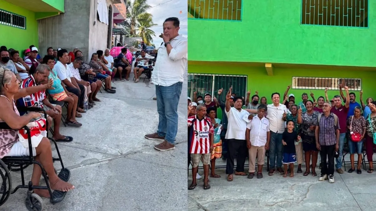 Sostiene Pablo Amílcar encuentro con vecinos de la colonia Emiliano Zapata para escuchar demandas