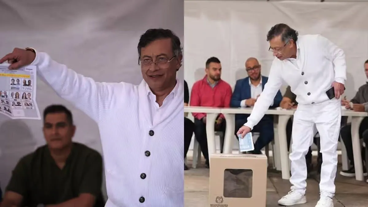 "Como presidente no acepto los resultados del preconteo", declaró Petro.