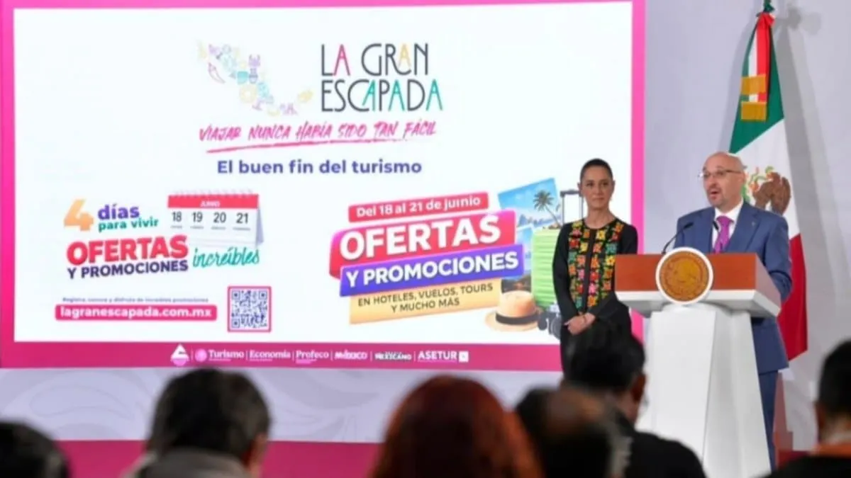 Sheinbaum apuesta por turismo interno en México con nueva edición de “La Gran Escapada”
