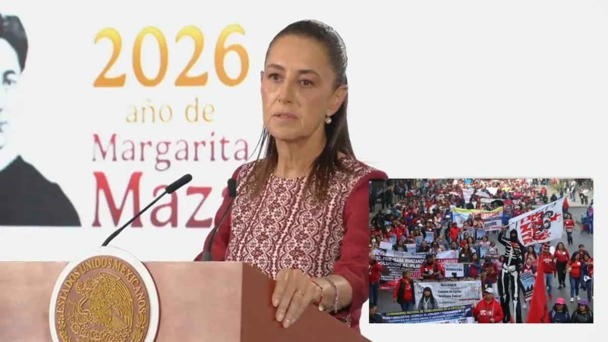 Sheinbaum bajo polémica por los 800 millones: niega que fueran para la CNTE