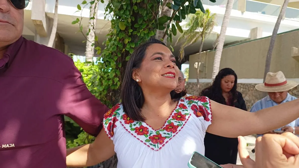 “Estoy muy contenta”: Beatriz Mojica tras reunión de Morena en Acapulco
