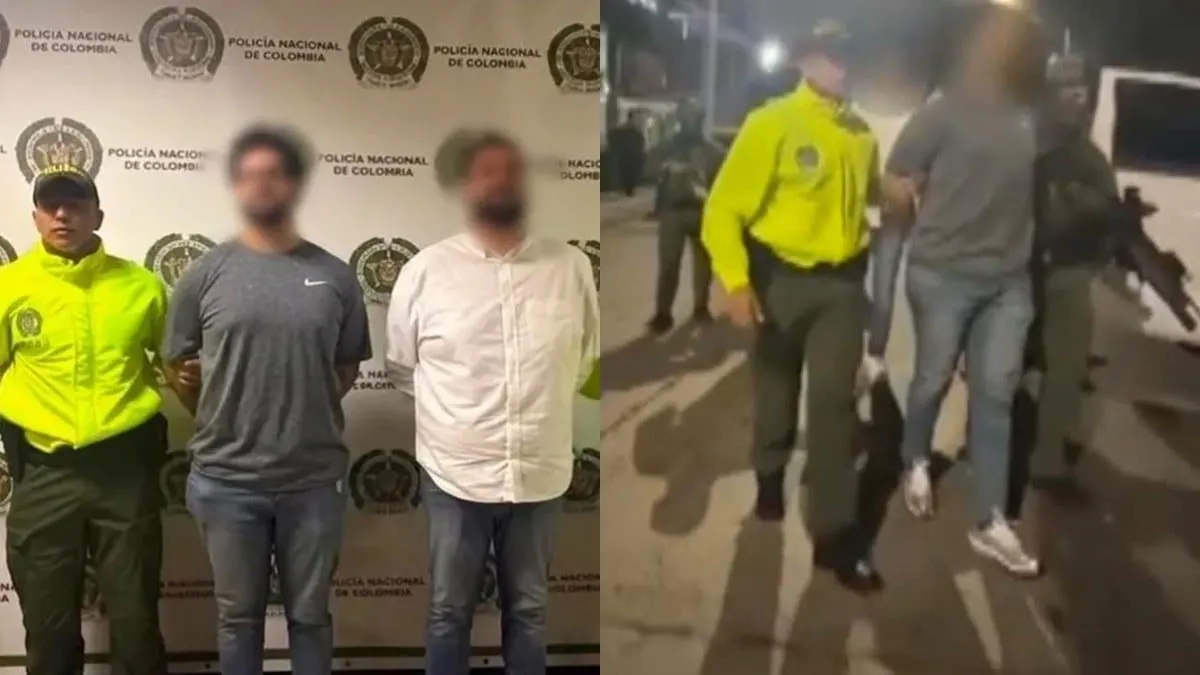 Las autoridades capturaron en el exclusivo sector de Laureles a dos hermanos mexicanos.
