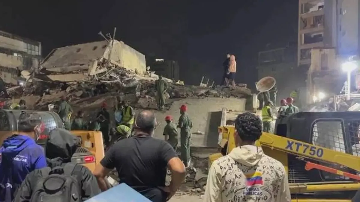Terremoto en Venezuela: suman 188 muertos, más de mil 500 heridos y miles de desaparecidos