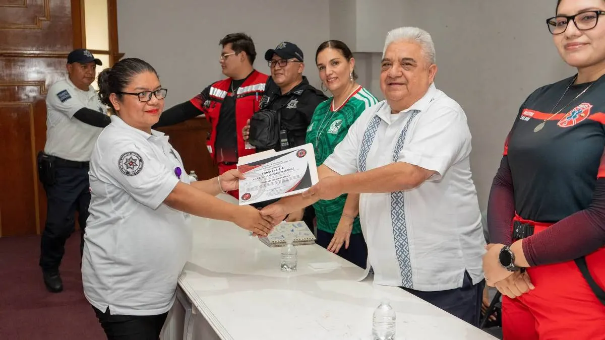Agentes de Tránsito de Chilpancingo reciben capacitación para salvar vidas