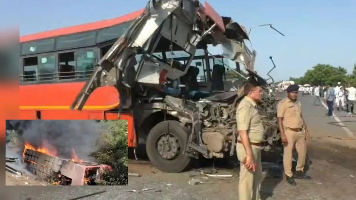 Choque múltiple en India deja 7 muertos y 30 heridos tras impacto de dos autobuses y tractor cisterna