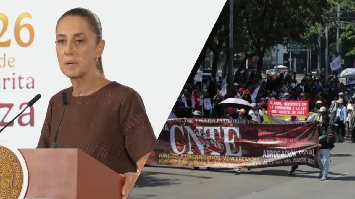 CNTE seguirá negociando con Segob y SEP; Sheinbaum descarta encuentro directo