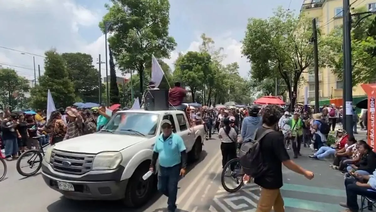 Siguen las protestas en CDMX: CNTE no levanta plantón pese al Mundial