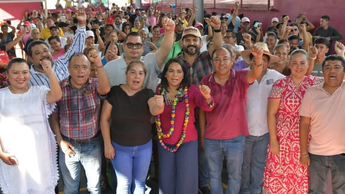 Beatriz Mojica reúne a habitantes de Acapulco en respaldo a Sheinbaum en defensa a la soberanía