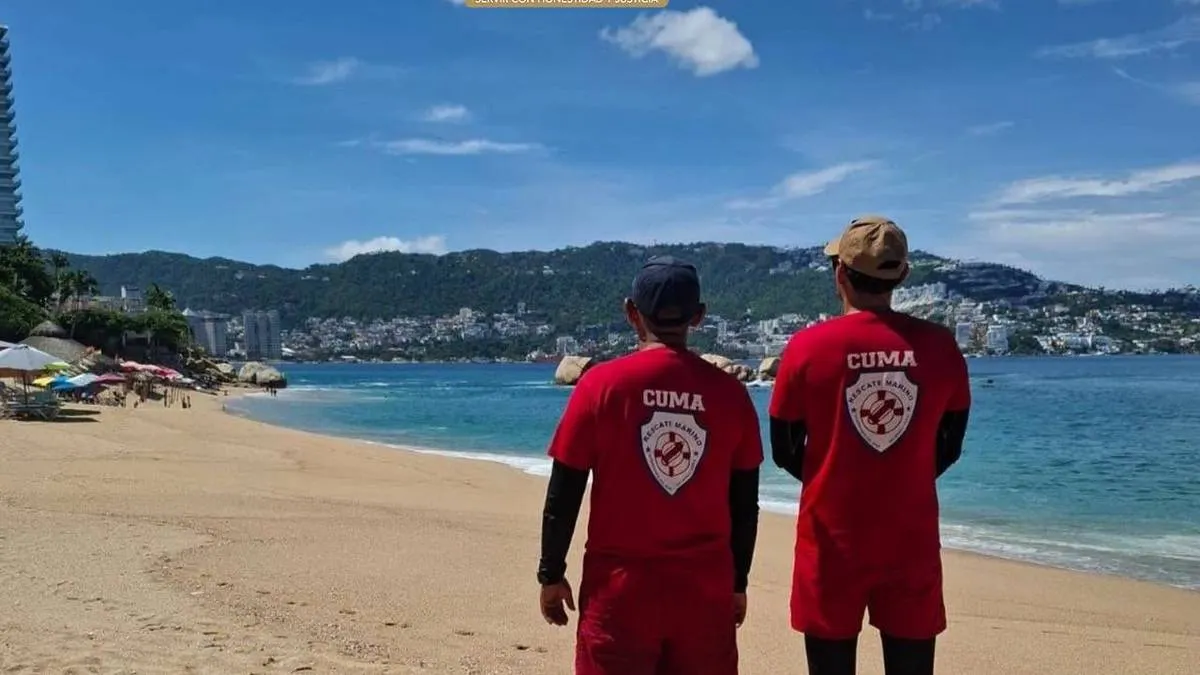 Mar de fondo pega a Guerrero: olas de hasta 2.4 metros y alerta en toda la costa