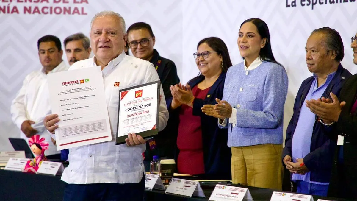 Rafa Marín se registra en Morena; presume 40 años junto a López Obrador y la 4T