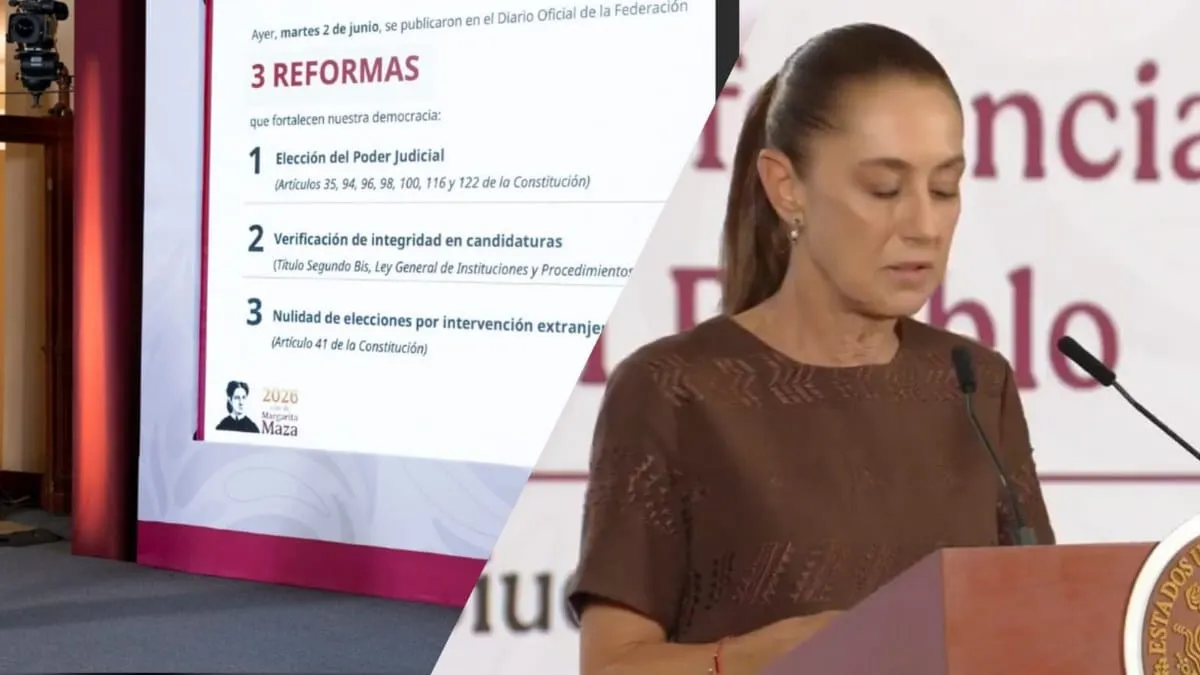Sheinbaum defiende reformas electorales y ratifica voto ciudadano para elegir jueces