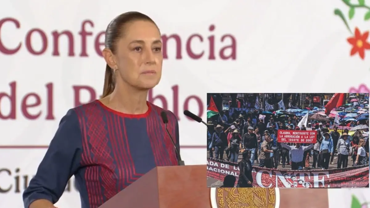Sheinbaum descarta represión ante protestas de la CNTE previo al Mundial 2026