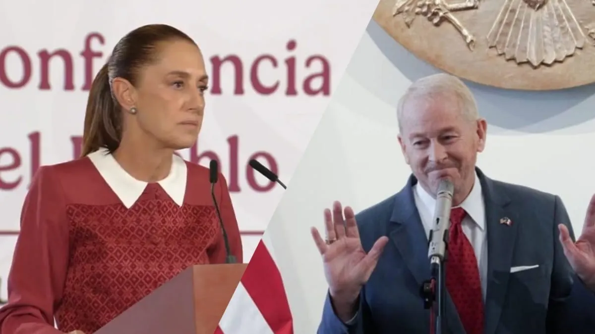 Sheinbaum marca límites a embajador de EU tras sus recientes comentarios sobre seguridad