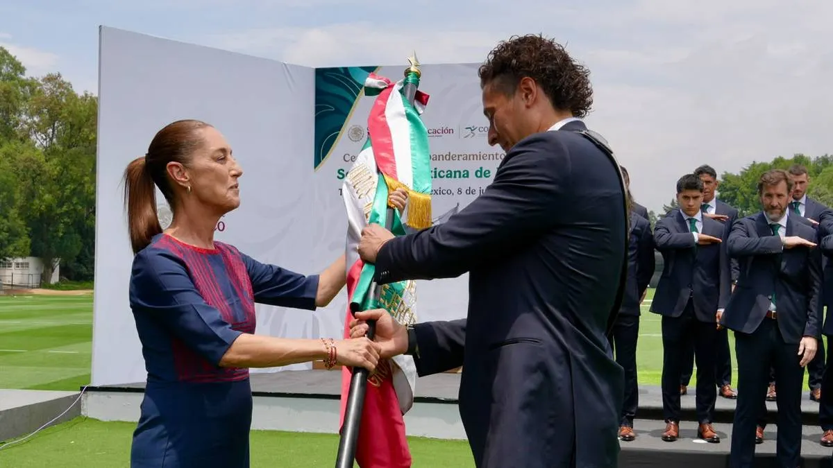 Sheinbaum abandera a la Selección Mexicana rumbo al Mundial 2026
