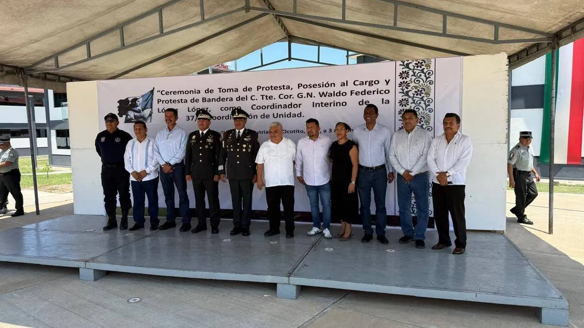 Tarsila Molina asiste a toma de protesta del nuevo mando de la Guardia Nacional en Guerrero