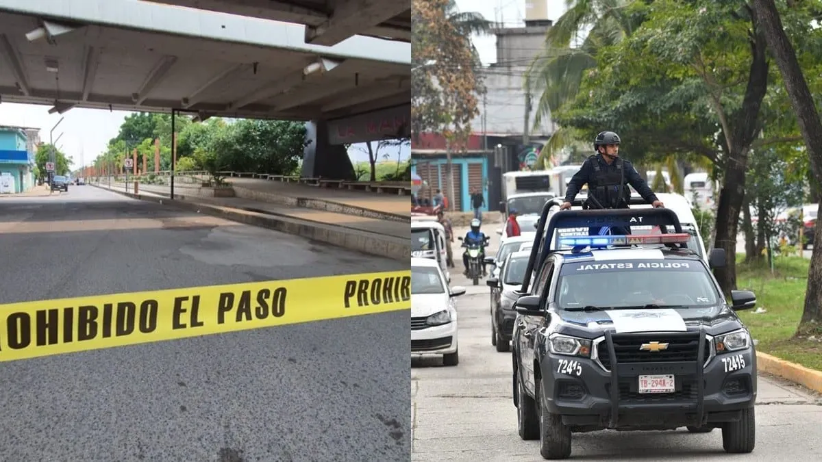 Los homicidios ocurrieron en el Puente Grijalva I y en la colonia Indeco.