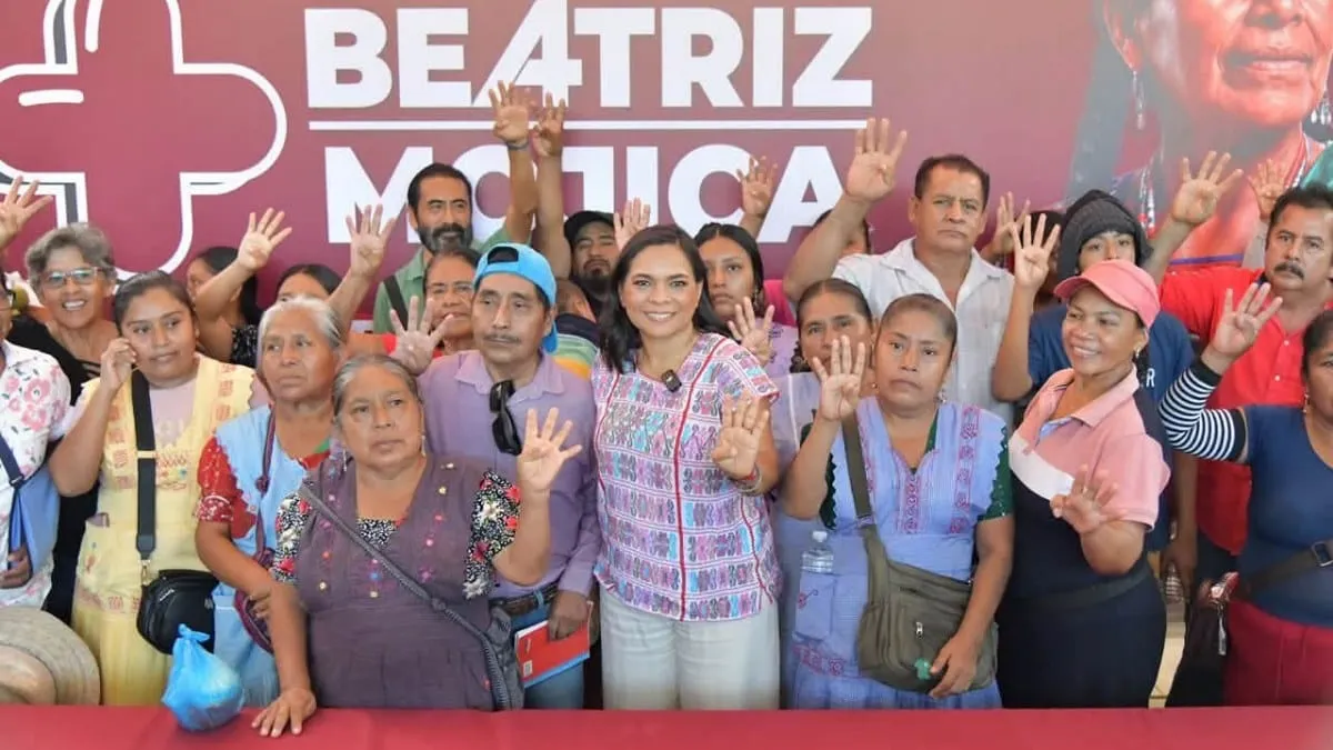 Artesanas y artesanos indígenas cierran filas con Beatriz Mojica en Acapulco