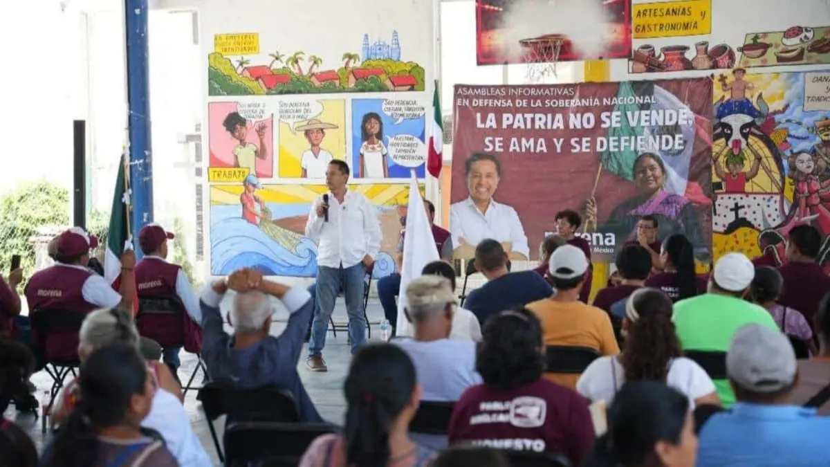 Destaca Pablo Amílcar respaldo a Claudia Sheinbaum durante encuentro en Ometepec