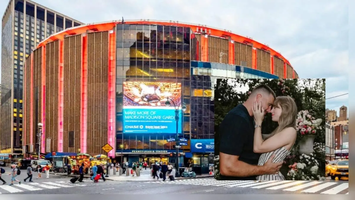 ¿El Madison Square Garden será el escenario del esperado "sí" de Taylor Swift y Travis Kelce?