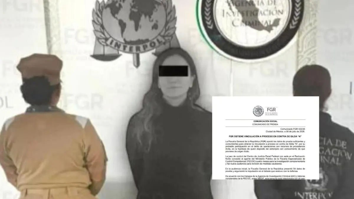 FGR logra vinculación a proceso de Gilda "N" por el delito de Agronitrogenados