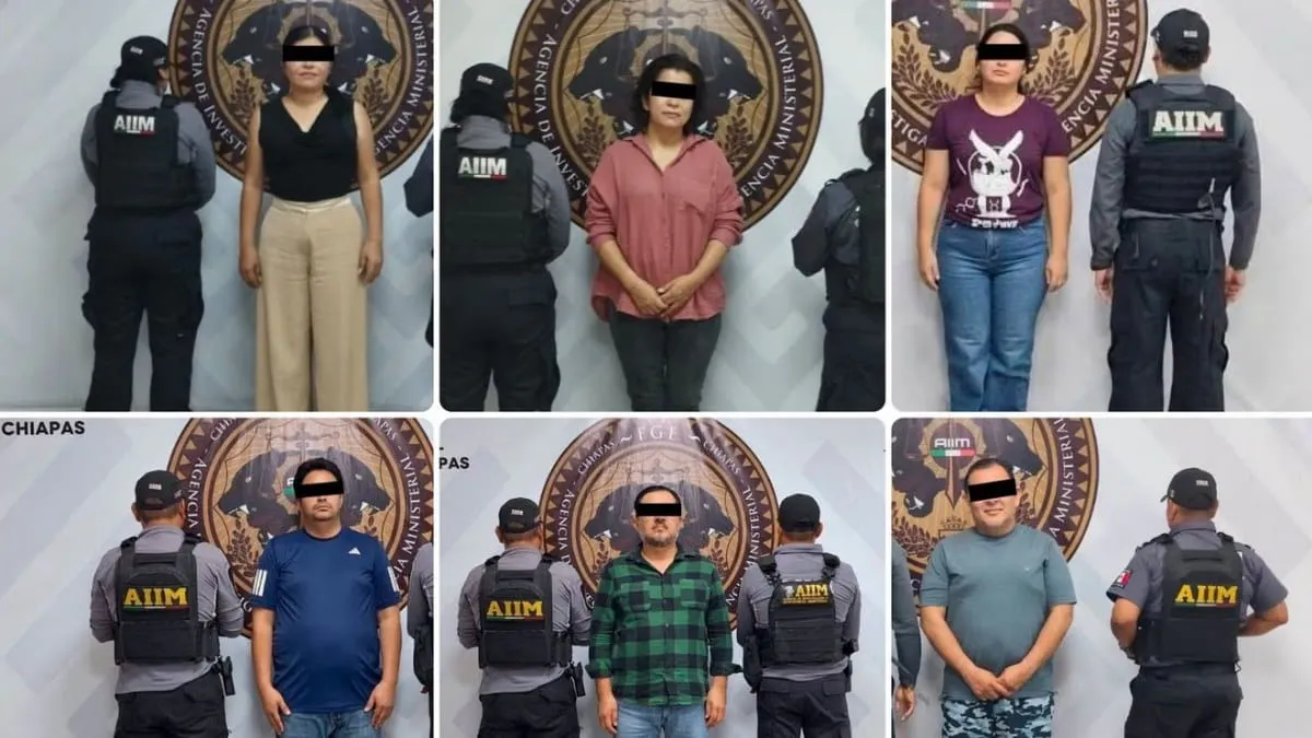 En Chiapas aprehendieron a seis exservidores públicos, cuatro de Salud y dos de Educación.