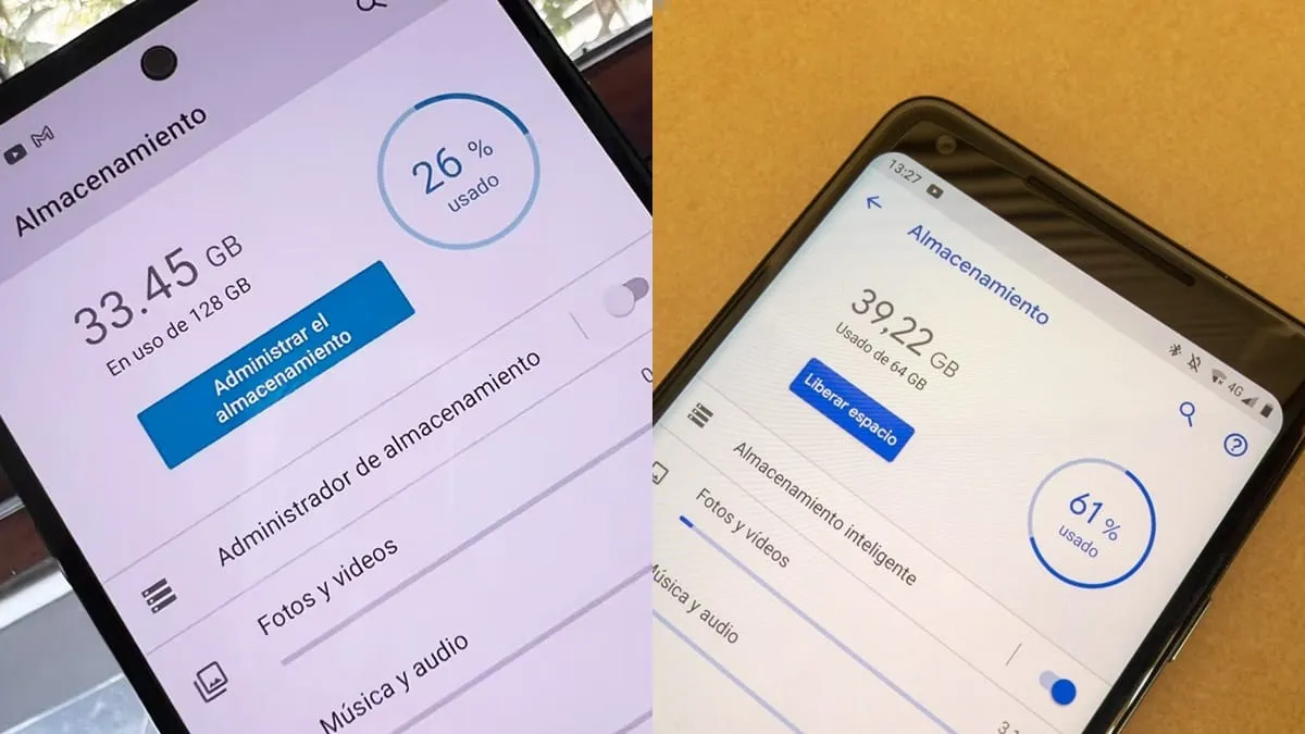 cómo liberar espacio en el celular.