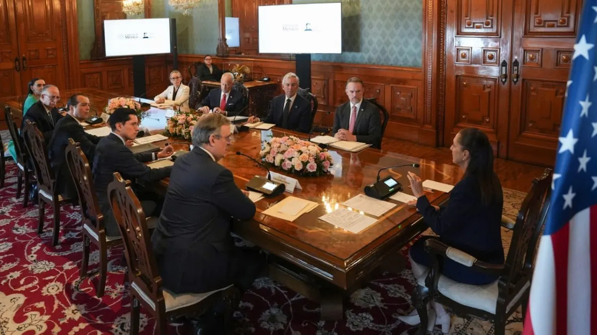 La presidenta recibió al representante comercial de Estados Unidos, Jamieson Greer.