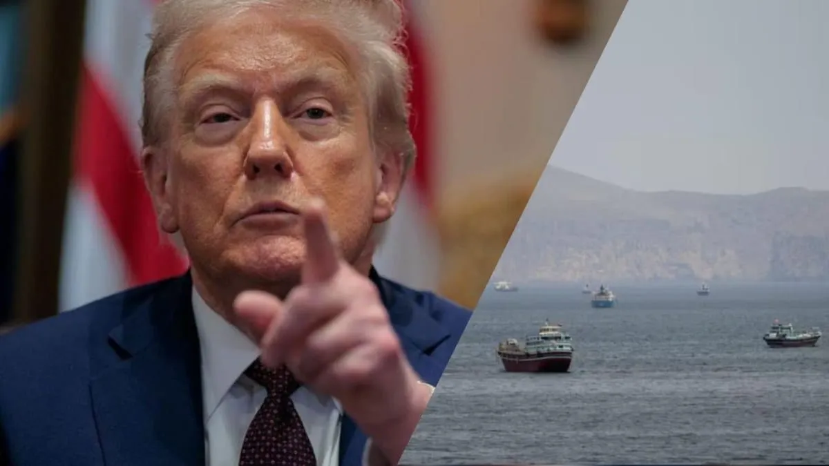 "Nos convertiremos en el guardián del estrecho de Ormuz", afirma Trump ante la tensión con Irán