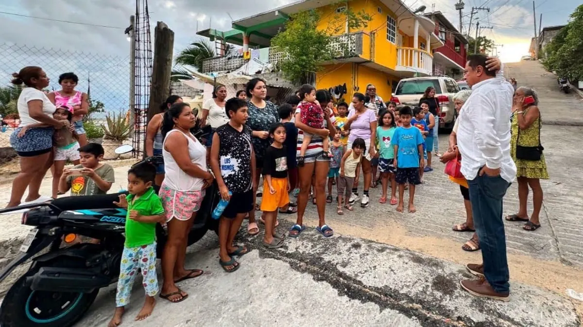 Destaca Pablo Amílcar la unidad ciudadana en la colonia Puesta del Sol de Acapulco