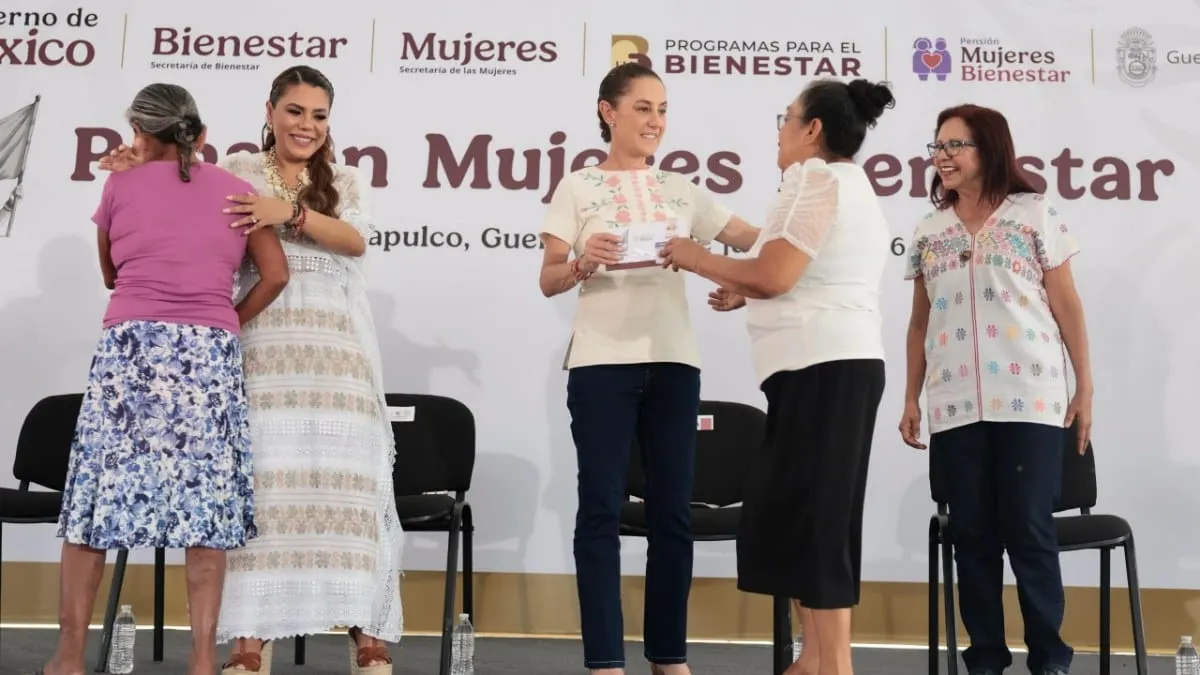 Gira de la presidenta por Acapulco donde anunció obras hidrúlicas.