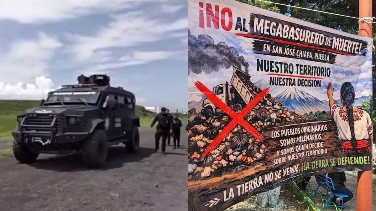 Armenta de intimidación militar contra indígenas que defienden su territorio.