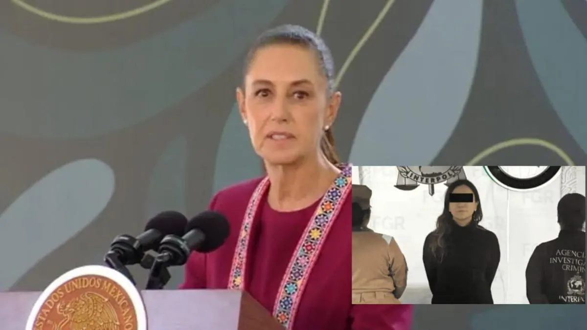 Sheinbaum rechaza que detención de Gilda Lozoya sea política y asegura que la FGR tiene pruebas