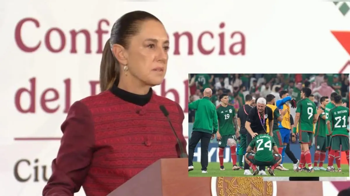 "Todos debemos estar muy orgullosos", dice Sheinbaum sobre la actuación del Tri en el Mundial