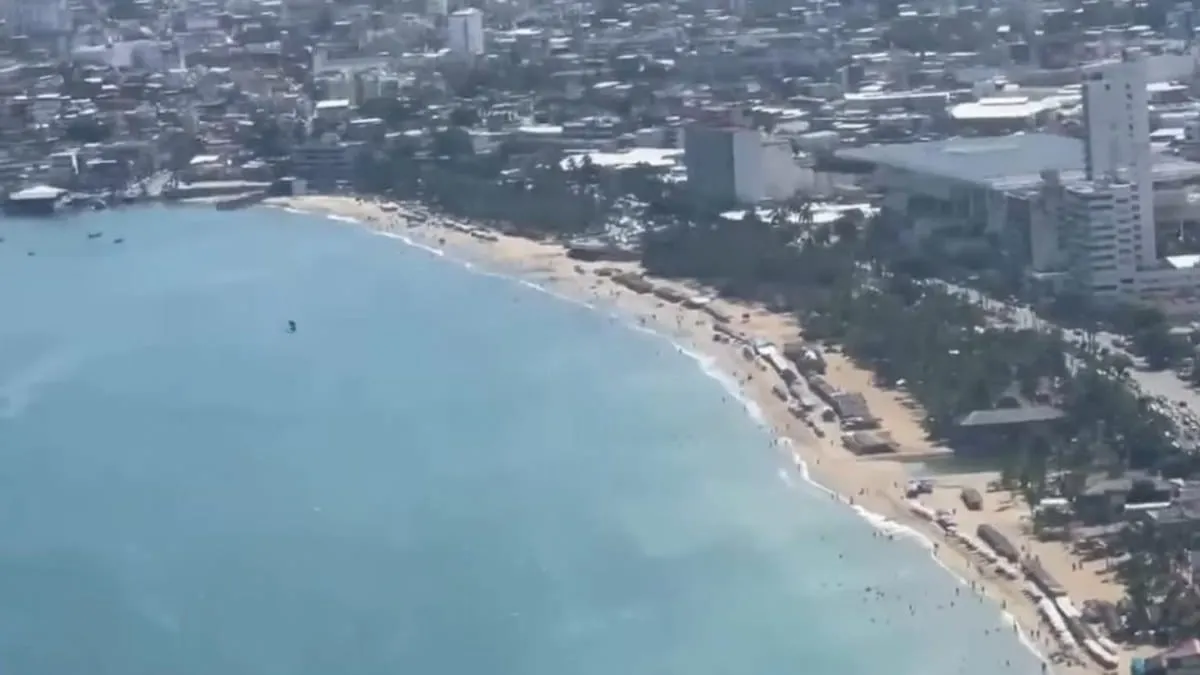 Unidad aeromóvil refuerza vigilancia en Acapulco durante operativo de verano