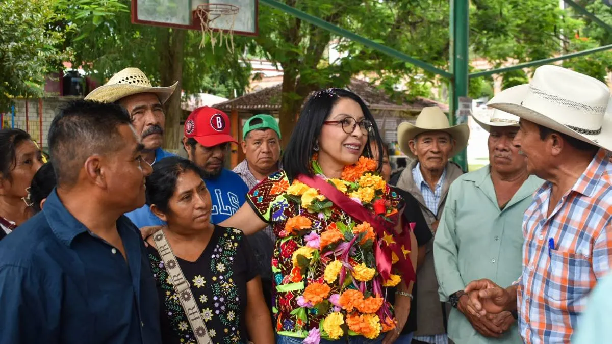Esthela Damián reúne a simpatizantes en Tlapa y llama a construir el "Guerrero del Futuro"