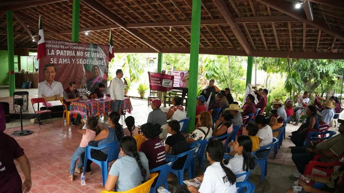 Pablo Amílcar Sandoval visita Igualapa y llama a fortalecer la unidad
