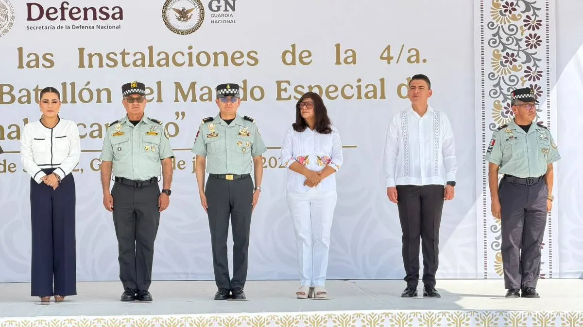 Alcaldesa Leticia Lozano participa en apertura del nuevo Mando de la GN en Acapulco