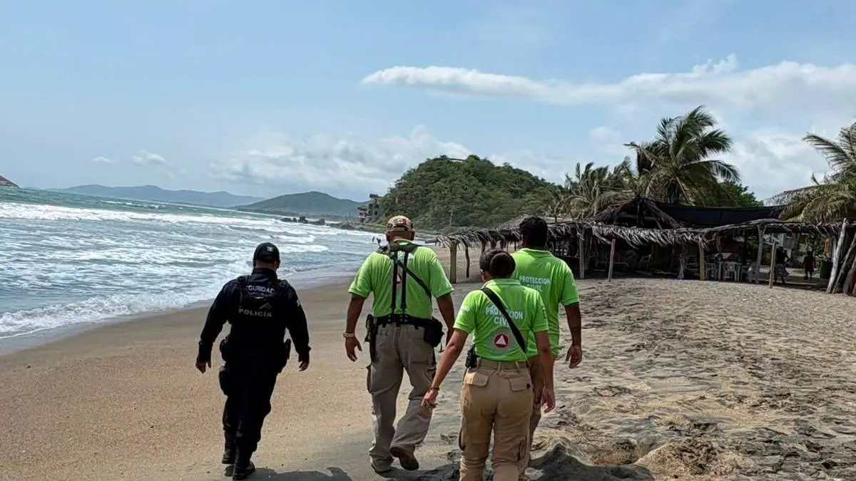 Alertan por mar de fondo en Guerrero con olas de hasta 2.7 metros