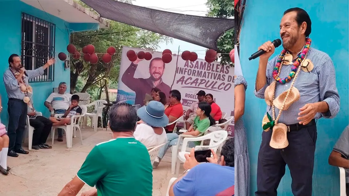 Rogelio Ortega lleva asamblea a la colonia Sinaí y llama a fortalecer la transformación en Acapulco