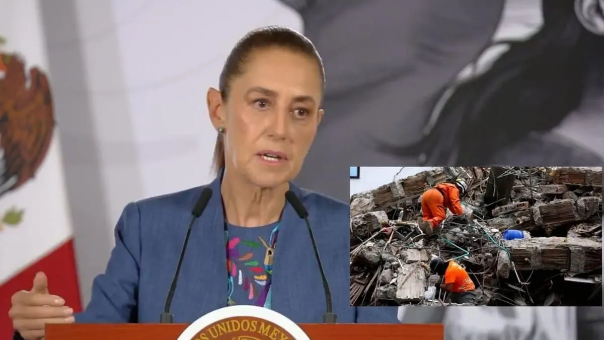 “Depende de ellos”: Sheinbaum revela que Colombia no autorizó brigada mexicana de rescate tras el sismo