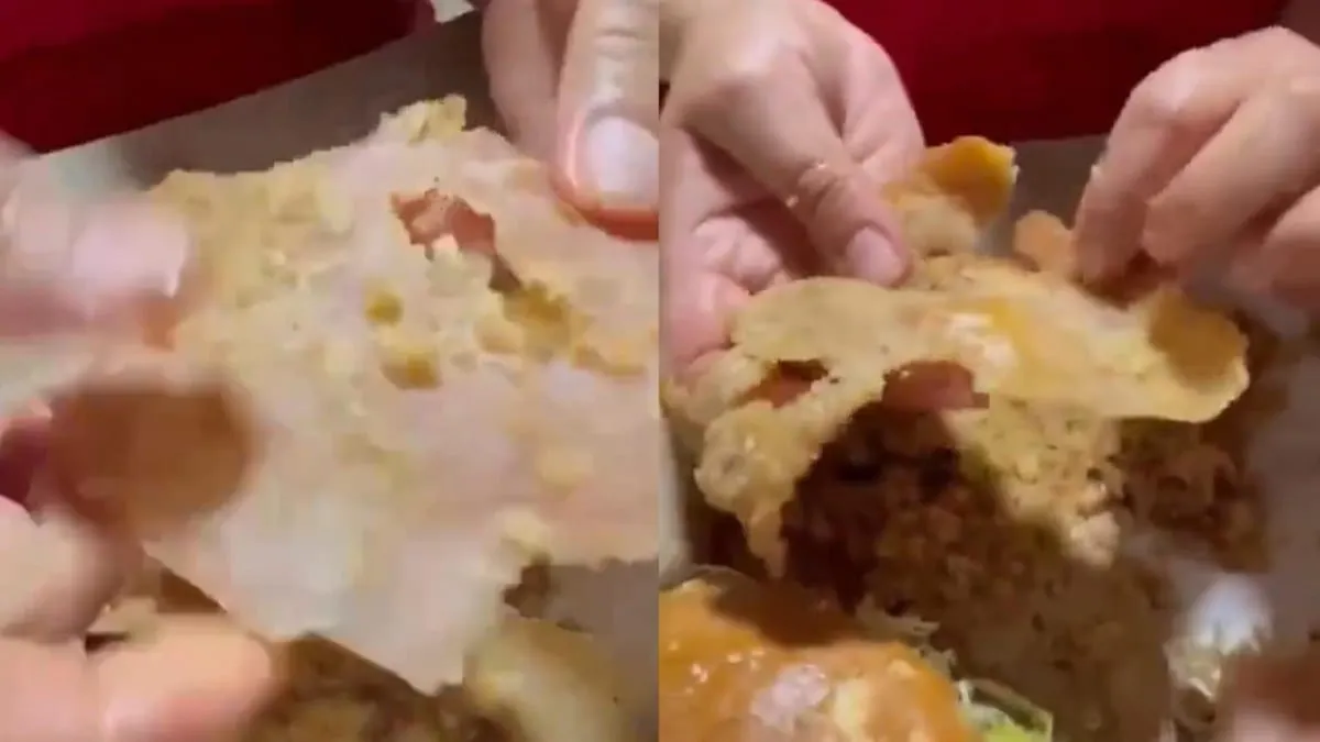 “Era papel, no milanesa”; exhiben a restaurante de Puebla por vender presunta comida falsa